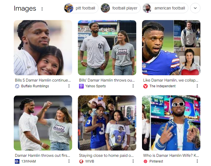 Google Has Well-Covered about Damar Hamlin Married